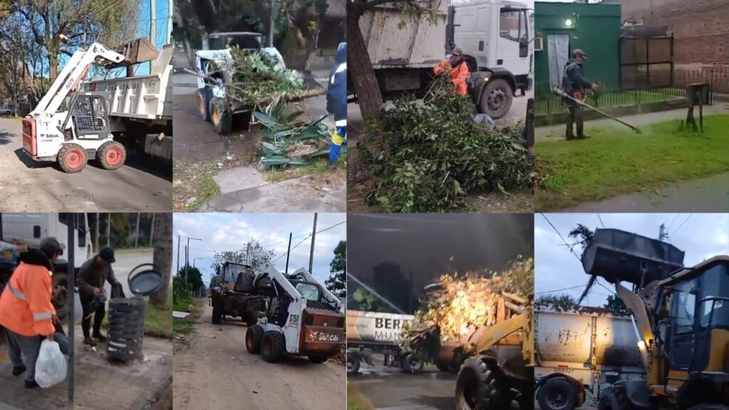 Berazategui: operativos municipales para erradicar los puntos de arrojo ilegales de basura