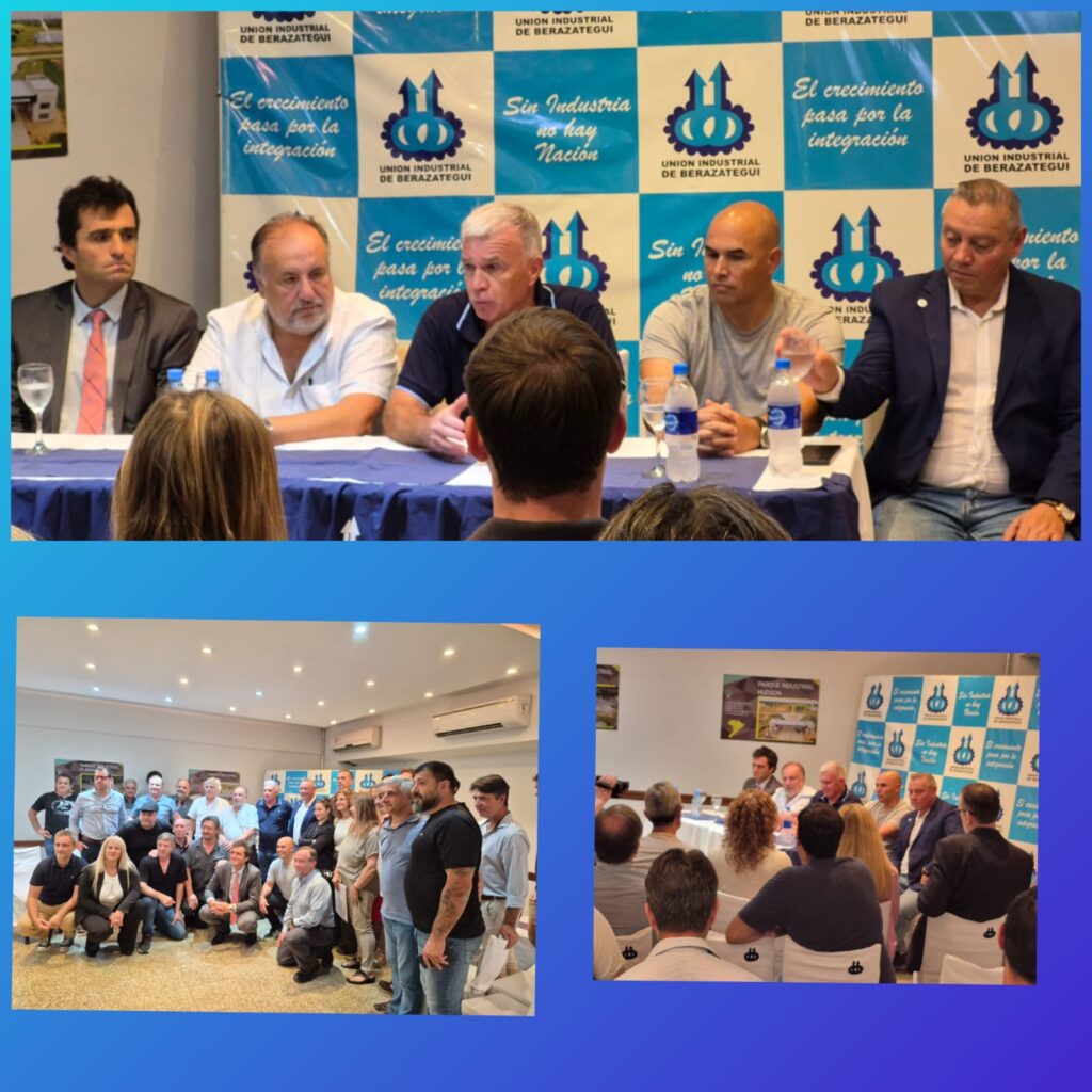 Berazategui: Destacado encuentro de industriales con el intendente municipal