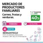 Nueva jornada del Mercado de Productores Familiares en Berazategui