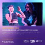 Antonella Restucci y su banda se presentarán el sábado en el CPA Leonardo Favio con entrada libre y gratuita