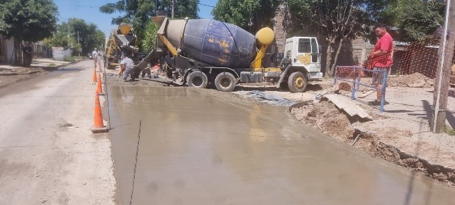 Evolucionan las obras viales en Florencio Varela