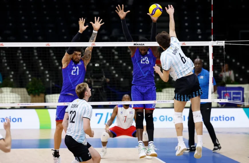 Argentina consiguió un triunfazo ante Cuba por la Liga de Naciones de Vóley