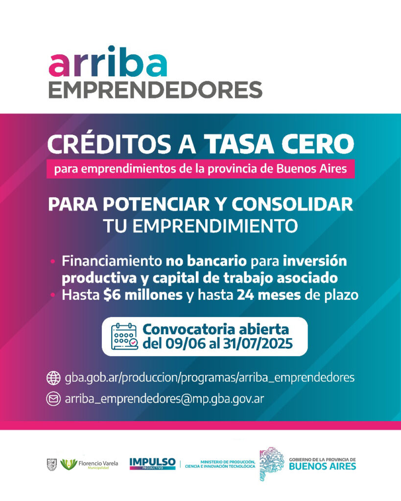 Créditos a tasa cero para emprendimientos en Varela