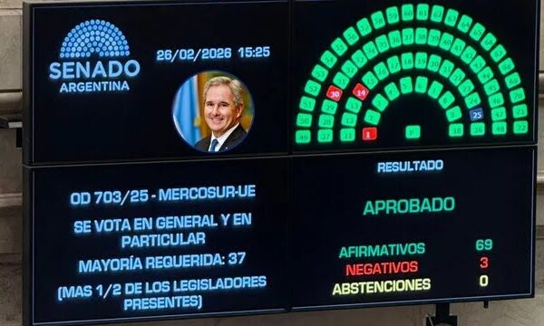 ¡Cumplimos!”, la satisfacción de Quirno por consolidar en el Congreso el pacto Mercosur-UE