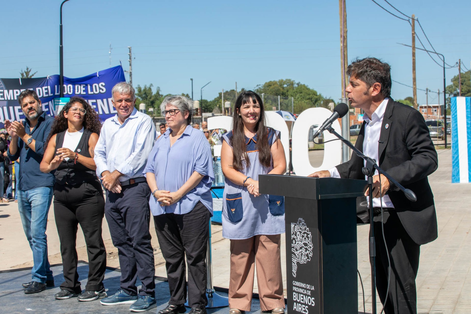 Kicillof y Balor inauguraron el Polo Educativo Integral de El Pato