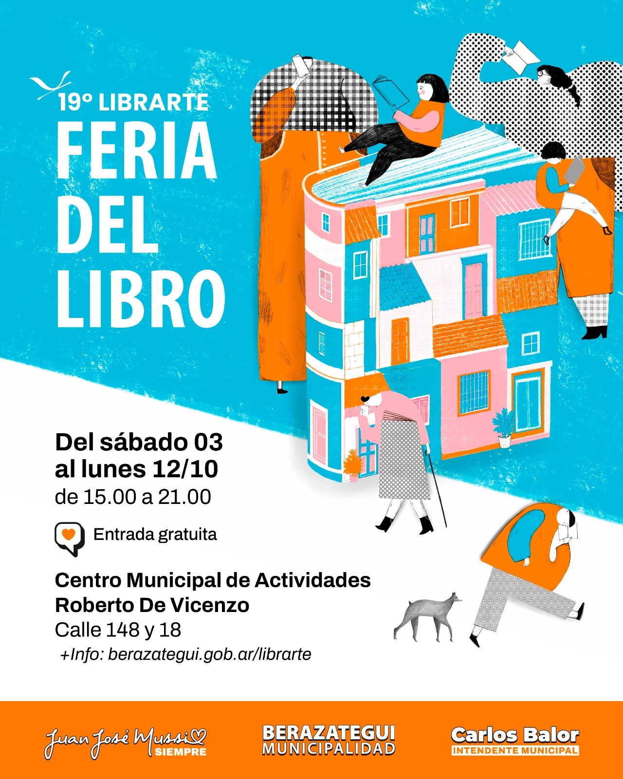 Berazategui se prepara para una nueva edición de Librarte: la Feria del Libro Municipal